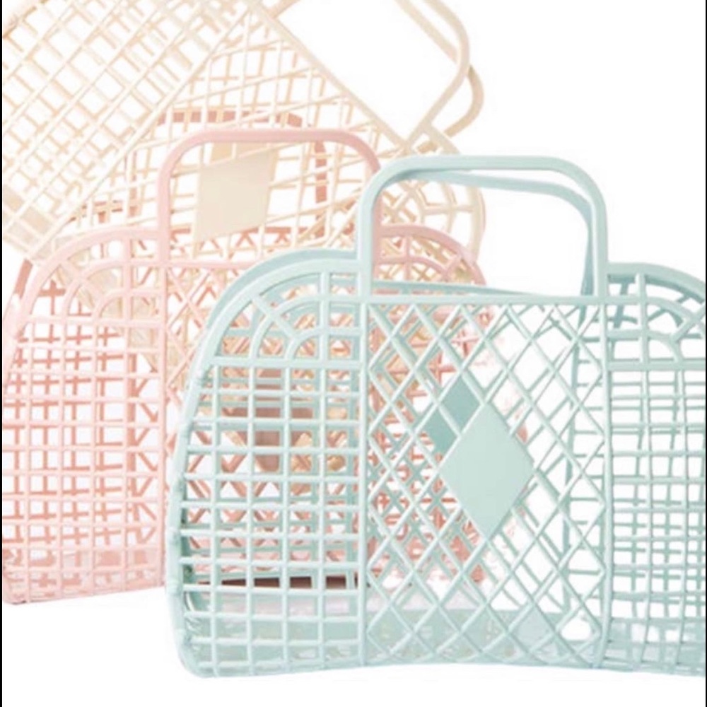 Summer jelly Mesh Purses